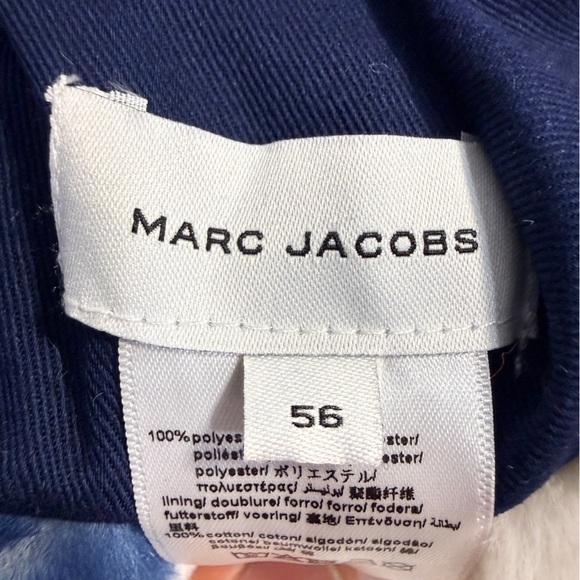 Marc Jacobs Kids Fleece White Multicolor Logo Bucket Hat Beanie Size 56cm - Picture 3 of 11